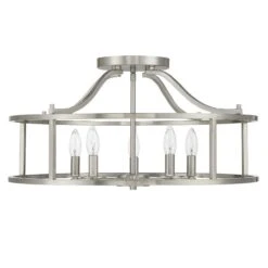 Stockton 24 Inch 5 Light Semi Flush Mount By Savoy House 18 Stockton 24 Inch 5 Light Semi Flush Mount By Savoy House -Light Bulbs Sales Store Savoy House 6 1679 5 sn b