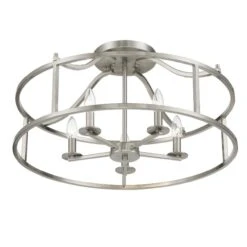 Stockton 24 Inch 5 Light Semi Flush Mount By Savoy House 20 Stockton 24 Inch 5 Light Semi Flush Mount By Savoy House -Light Bulbs Sales Store Savoy House 6 1679 5 sn d
