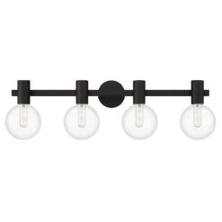 Wright 34 Inch 4 Light Bath Vanity Light By Savoy House 31 Wright 34 Inch 4 Light Bath Vanity Light By Savoy House -Light Bulbs Sales Store Savoy House 8 3076 4 BK B