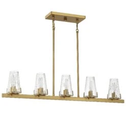 Lighting One Dimond 36 Inch 5 Light Linear Suspension Light By Savoy House -Light Bulbs Sales Store Savoy House L1 2321 5 322 B