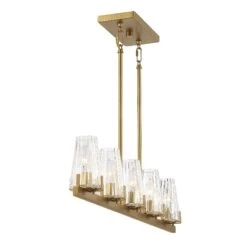 Lighting One Dimond 36 Inch 5 Light Linear Suspension Light By Savoy House -Light Bulbs Sales Store Savoy House L1 2321 5 322 E