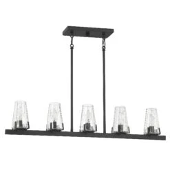 Lighting One Dimond 36 Inch 5 Light Linear Suspension Light By Savoy House -Light Bulbs Sales Store Savoy House L1 2321 5 89 B