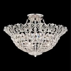 Tiara 20 Inch 6 Light Flush Mount By Schonbek