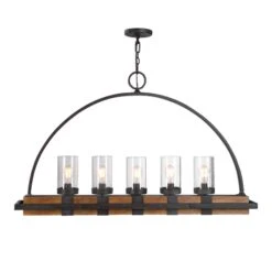 Kalizma Home Atwood 51 Inch 5 Light Linear Suspension Light By Uttermost