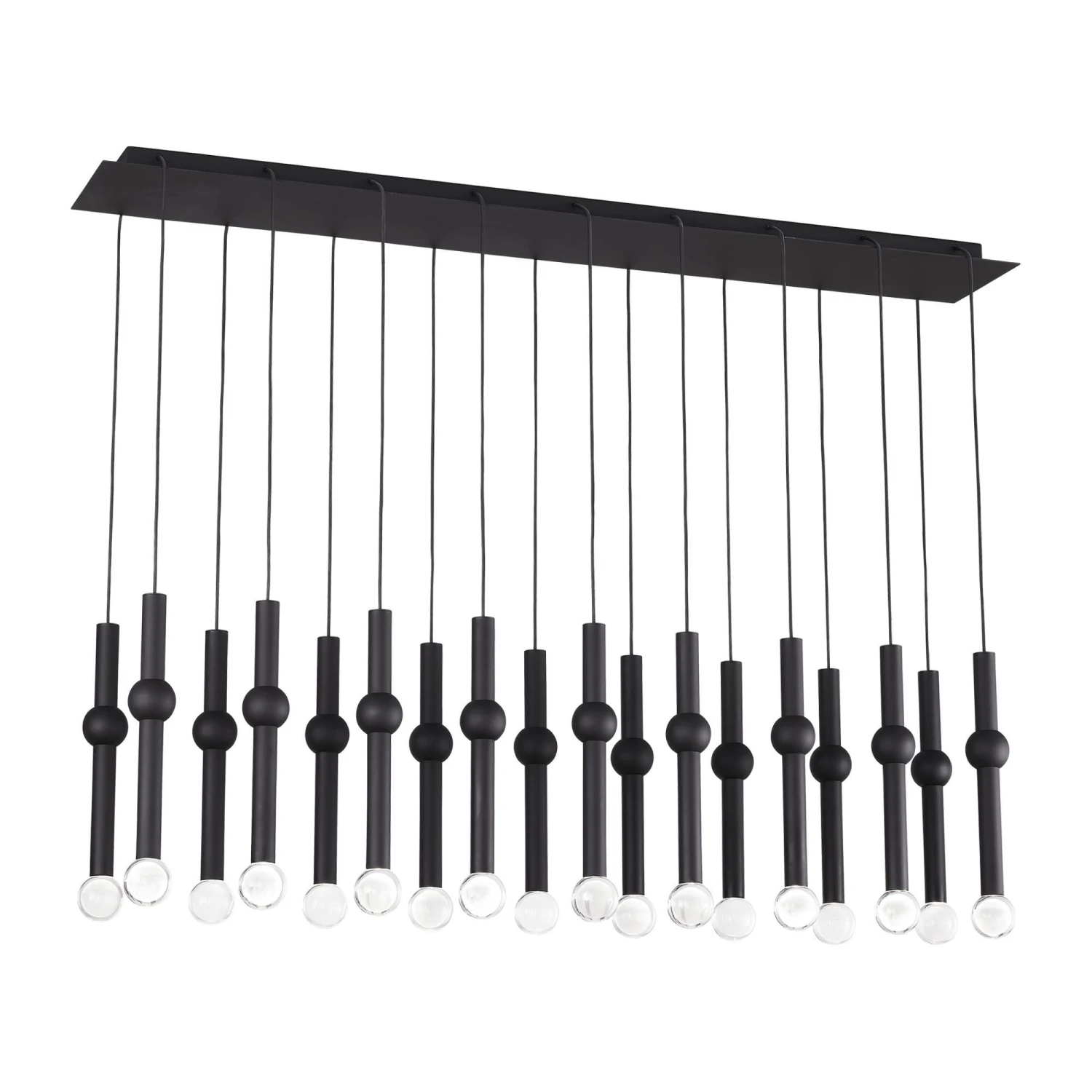 Sean Lavin Guyed 44 Inch 18 Light LED Mini Chandelier By Visual Comfort Modern Collection 4 Sean Lavin Guyed 44 Inch 18 Light LED Mini Chandelier By Visual Comfort Modern Collection - Image 2