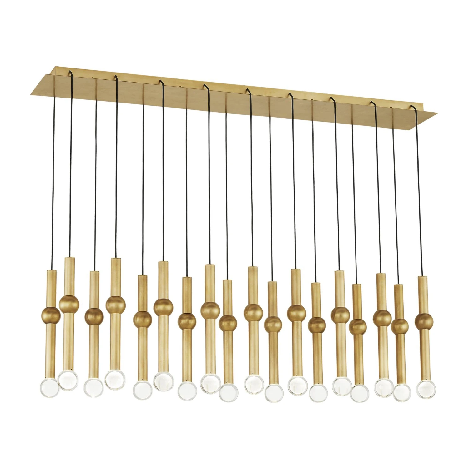 Sean Lavin Guyed 44 Inch 18 Light LED Mini Chandelier By Visual Comfort Modern Collection 5 Sean Lavin Guyed 44 Inch 18 Light LED Mini Chandelier By Visual Comfort Modern Collection - Image 3
