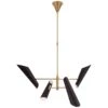 AERIN Franca 48 Inch 4 Light LED Chandelier By Visual Comfort Signature Collection 2 AERIN Franca 48 Inch 4 Light LED Chandelier By Visual Comfort Signature Collection -Light Bulbs Sales Store Visual Comfort Signature Collection ARN5410HABBLK