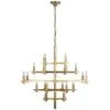 Chapman & Myers Sonnet 42 Inch 30 Light Chandelier By Visual Comfort Signature Collection -Light Bulbs Sales Store Visual Comfort Signature Collection CHC5632AB