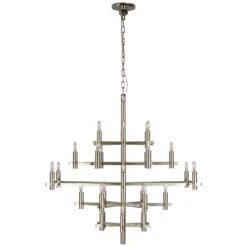 Chapman & Myers Sonnet 42 Inch 30 Light Chandelier By Visual Comfort Signature Collection 11 Chapman & Myers Sonnet 42 Inch 30 Light Chandelier By Visual Comfort Signature Collection -Light Bulbs Sales Store Visual Comfort Signature Collection CHC5632PN