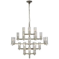 Chapman & Myers Sonnet 42 Inch 30 Light Chandelier By Visual Comfort Signature Collection 12 Chapman & Myers Sonnet 42 Inch 30 Light Chandelier By Visual Comfort Signature Collection -Light Bulbs Sales Store Visual Comfort Signature Collection CHC5632PNCG