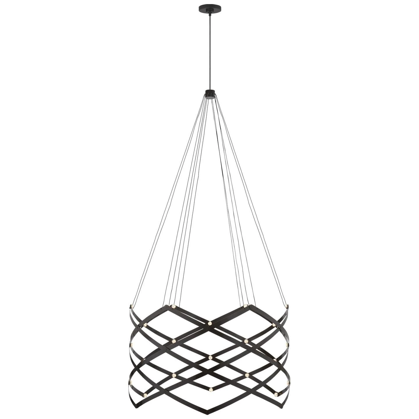Visual Comfort Signature Collection Peter Bristol Interlace 9 Inch LED Mini Chandelier 3 Visual Comfort Signature Collection Peter Bristol Interlace 9 Inch LED Mini Chandelier