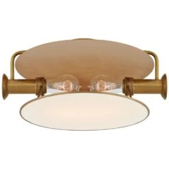Thomas O'Brien Osiris 15 Inch 2 Light Flush Mount By Visual Comfort Signature Collection 7 Thomas O'Brien Osiris 15 Inch 2 Light Flush Mount By Visual Comfort Signature Collection -Light Bulbs Sales Store Visual Comfort Signature Collection TOB4294HABL