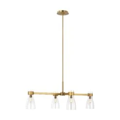 AERIN Moritz 42 Inch 4 Light Linear Suspension Light By Visual Comfort Studio Collection