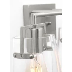 Drew & Jonathan Crofton 24 Inch 3 Light Bath Vanity Light By Visual Comfort Studio Collection -Light Bulbs Sales Store Visual Comfort Studio Collection FS DJV1033BS D1