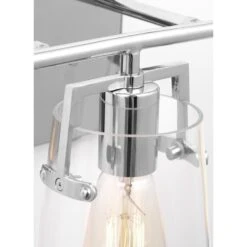 Drew & Jonathan Crofton 24 Inch 3 Light Bath Vanity Light By Visual Comfort Studio Collection -Light Bulbs Sales Store Visual Comfort Studio Collection FS DJV1033CH D2