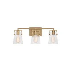 Drew & Jonathan Crofton 24 Inch 3 Light Bath Vanity Light By Visual Comfort Studio Collection -Light Bulbs Sales Store Visual Comfort Studio Collection FS DJV1033SB