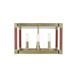 Lauren Ralph Lauren Hadley 14 Inch 4 Light Flush Mount By Visual Comfort Studio Collection -Light Bulbs Sales Store Visual Comfort Studio Collection FS LF1034TWB