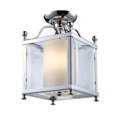 Fairview 8 Inch 3 Light Semi Flush Mount By Z-Lite