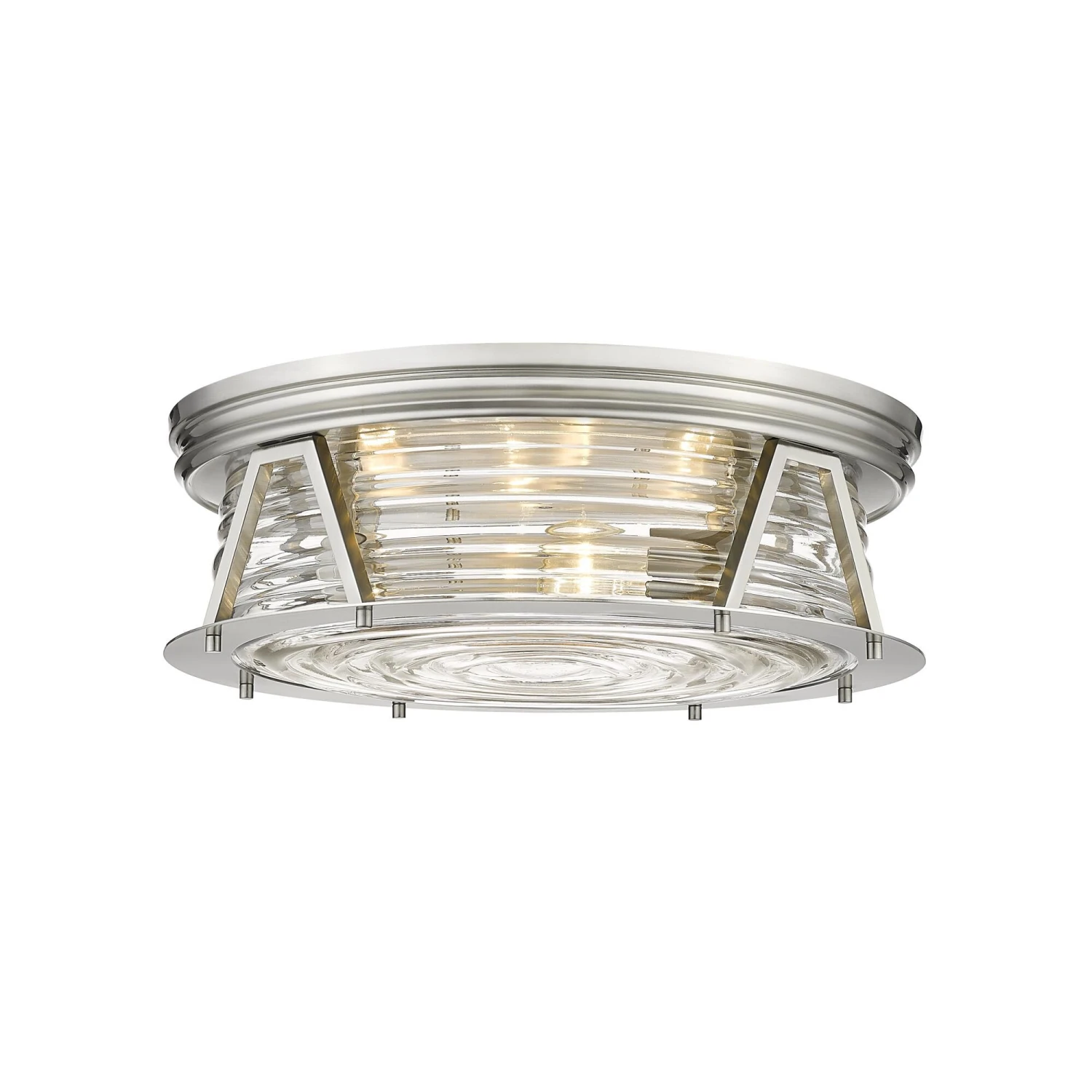 Cape Harbor 20 Inch 4 Light Flush Mount By Z-Lite 3 Cape Harbor 20 Inch 4 Light Flush Mount By Z-Lite