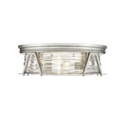 Cape Harbor 20 Inch 4 Light Flush Mount By Z-Lite 31 Cape Harbor 20 Inch 4 Light Flush Mount By Z-Lite -Light Bulbs Sales Store Z Lite 491F4 BN AT 4