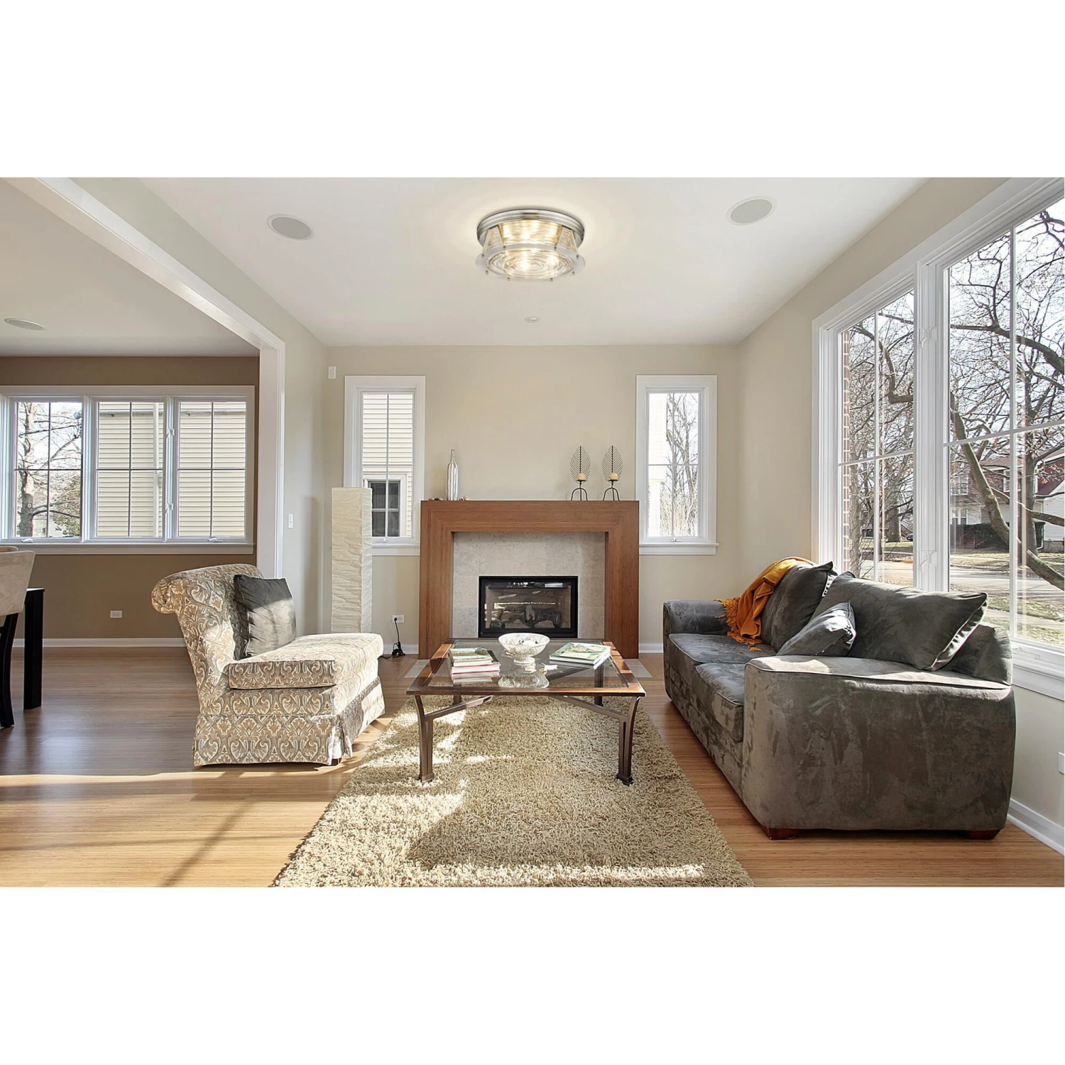 Cape Harbor 20 Inch 4 Light Flush Mount By Z-Lite 10 Cape Harbor 20 Inch 4 Light Flush Mount By Z-Lite - Image 8