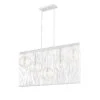 Contour 45 Inch 5 Light Linear Suspension Light By Z-Lite -Light Bulbs Sales Store Z Lite 801 5L WH