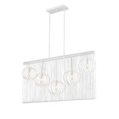 Contour 45 Inch 5 Light Linear Suspension Light By Z-Lite