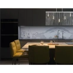 Contour 45 Inch 5 Light Linear Suspension Light By Z-Lite -Light Bulbs Sales Store Z Lite 801 5L WH RS 3